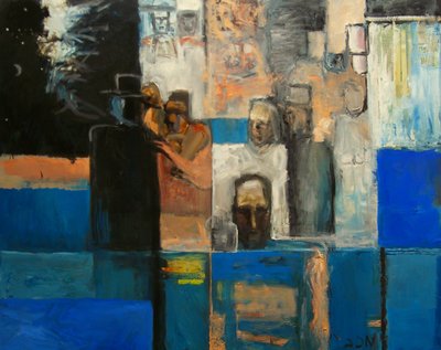 Judah and Bnai Israel Enter the Sea by Richard Contemporary Artist Mcbee